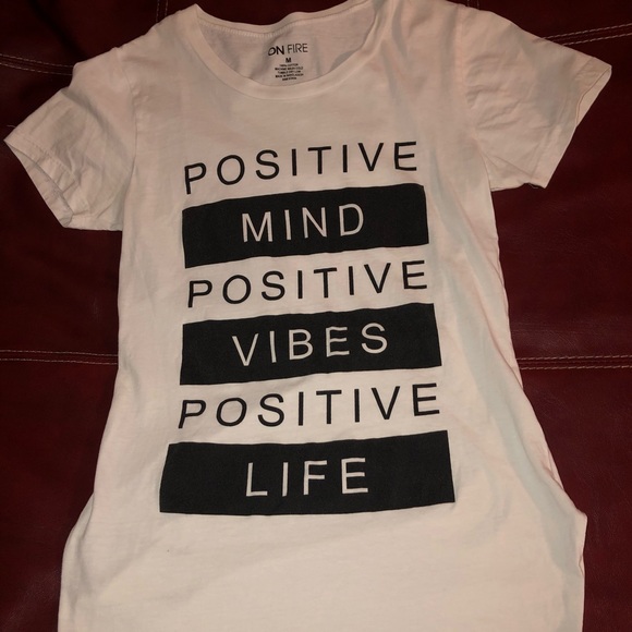 On Fire Tops - White T-shirt